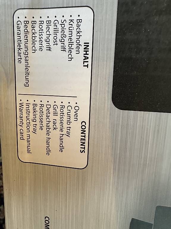 Fours: Minibackofen Neu und ungebraucht – D'occasion à Rebstein par Svnb03 2