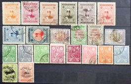پارس – ایران / PERSIA - IRAN: Timbres oblitérés, 2 photos