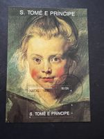 S.Tomé e Principe 1990 - Christmas - Paintings gest. (E12)