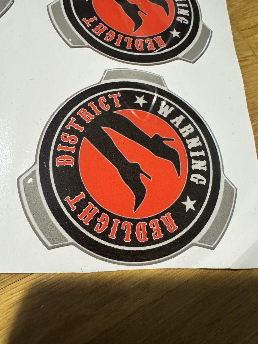 Aufkleber: Kleber 3D Warning Redlight District – Neu und originalverpackt aus Dielsdorf von autcars 2