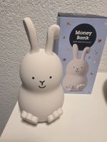 Süsses Hasen-Sparkässeli mit Silikon - NEU mit OVP!