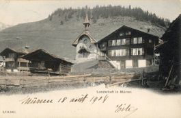 Mürren  BE   -   Landschaft        um 1 9 0 4