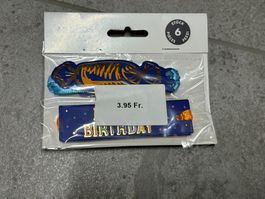 Etiquette neuf pour cadeau d'anniversaire