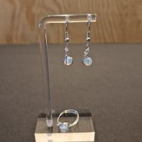 Handgemachtes Schmuckset mit Mondsteinen