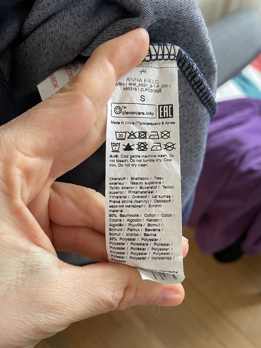 Anna Field Maglioni & Felpe: Anna Field | Samt | Pullover | Gr. S | Dunkelblau – Usato da Zürich venduto da samira12382 2