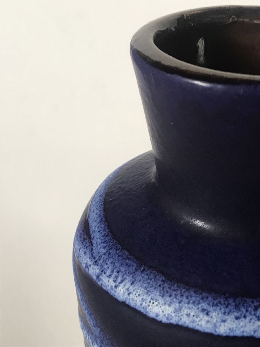 Vasen & Gefässe: Vase Scheurich W.Germany bleu 18cm fat lava – Gebraucht aus Winterthur von SilverFR 4