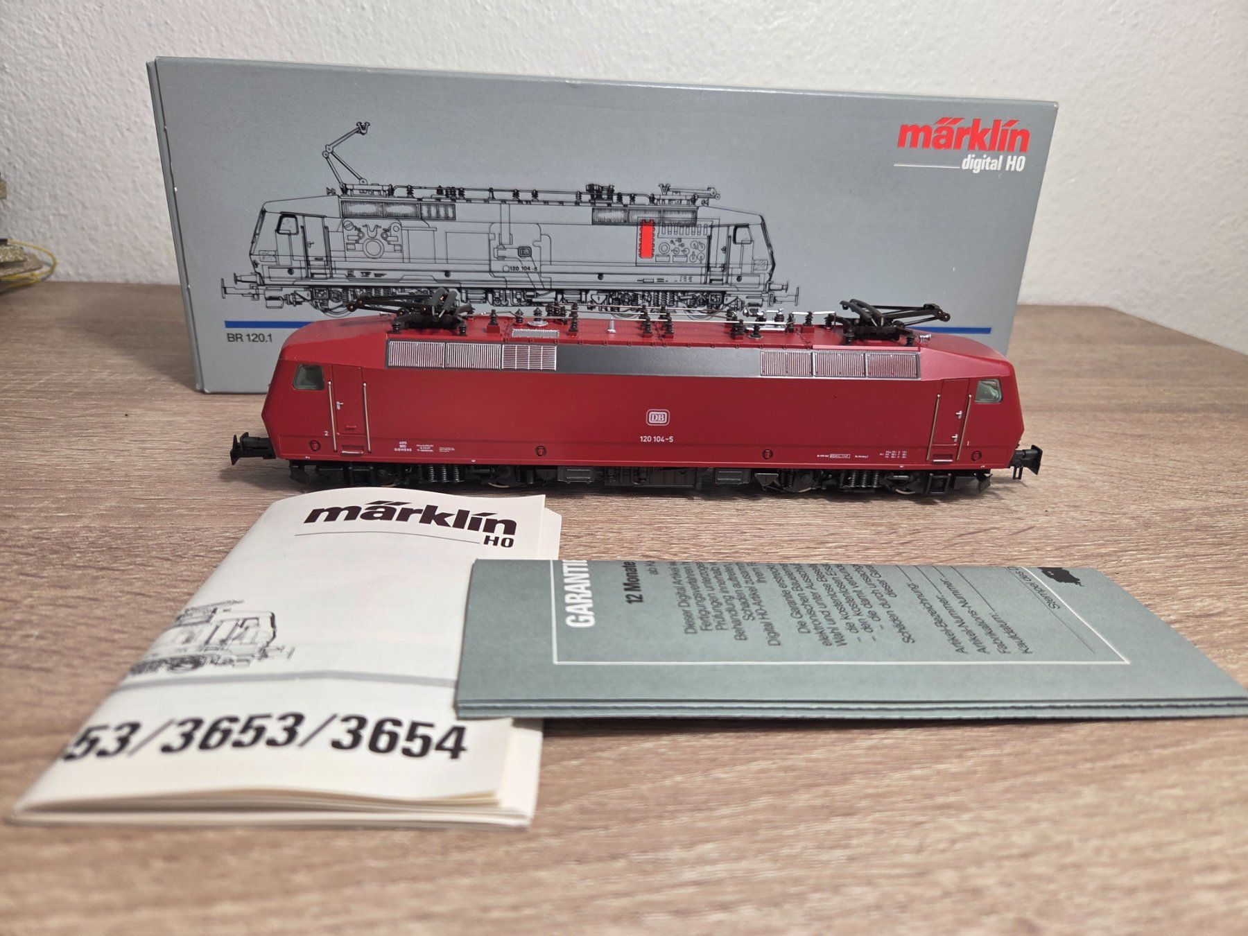 Märklin Modellini di ferrovie: Märklin 3654 E-Lok BR 120 DB Digital H0 – Usato da St-Aubin-Sauges venduto da Lo_Go 6