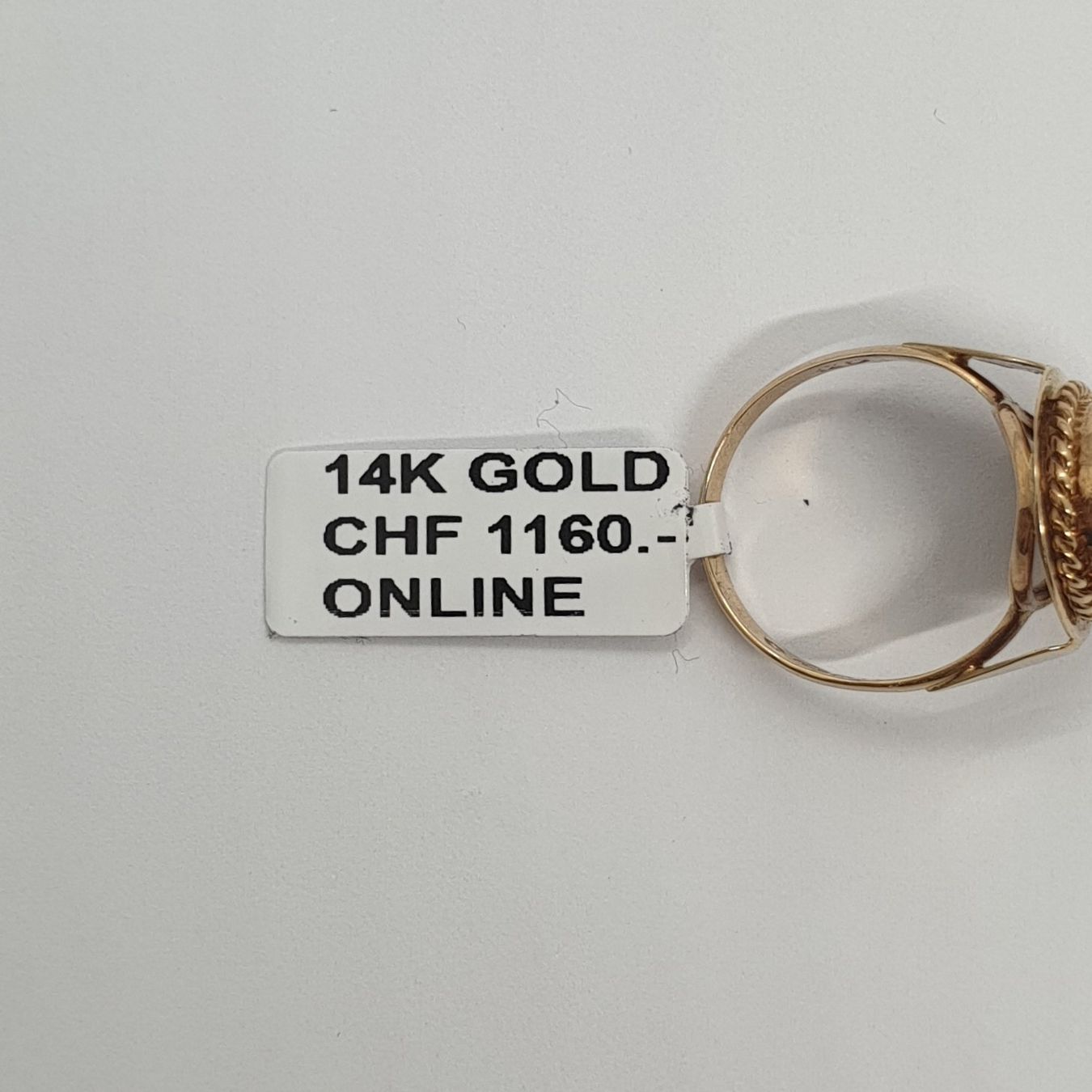 Anelli: Echt 14K Gold Ring – Usato da Luzern venduto da Goldhaus-Luzern 2