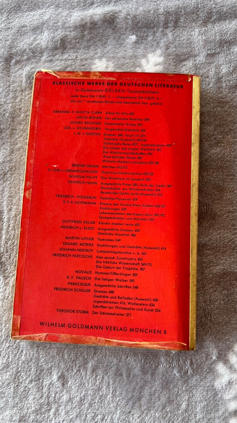 Libri: Gottfried Keller: Kleider machen Leute - 1960 – Usato da Schübelbach venduto da Dolly990_2 1
