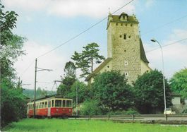 OJB-Zug beim Schloss Aarwangen