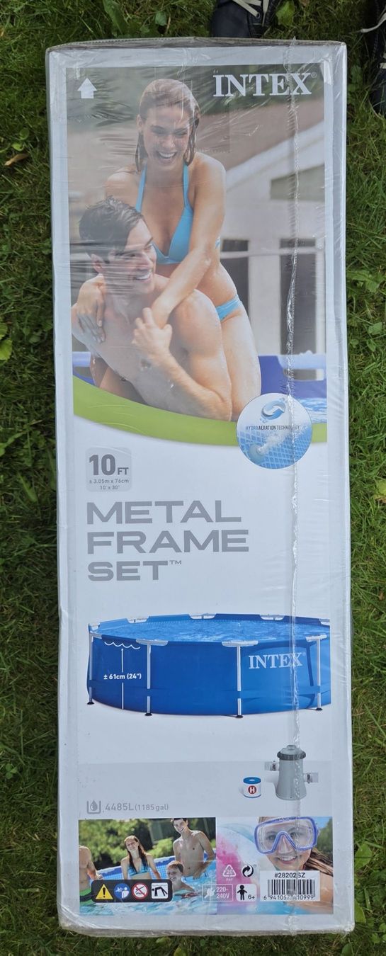 Intex Piscine: INTEX Pool mit Metallrahmen / neu – Nuovo e nell'imballaggio originale da Brugg AG venduto da hesobrugg 1