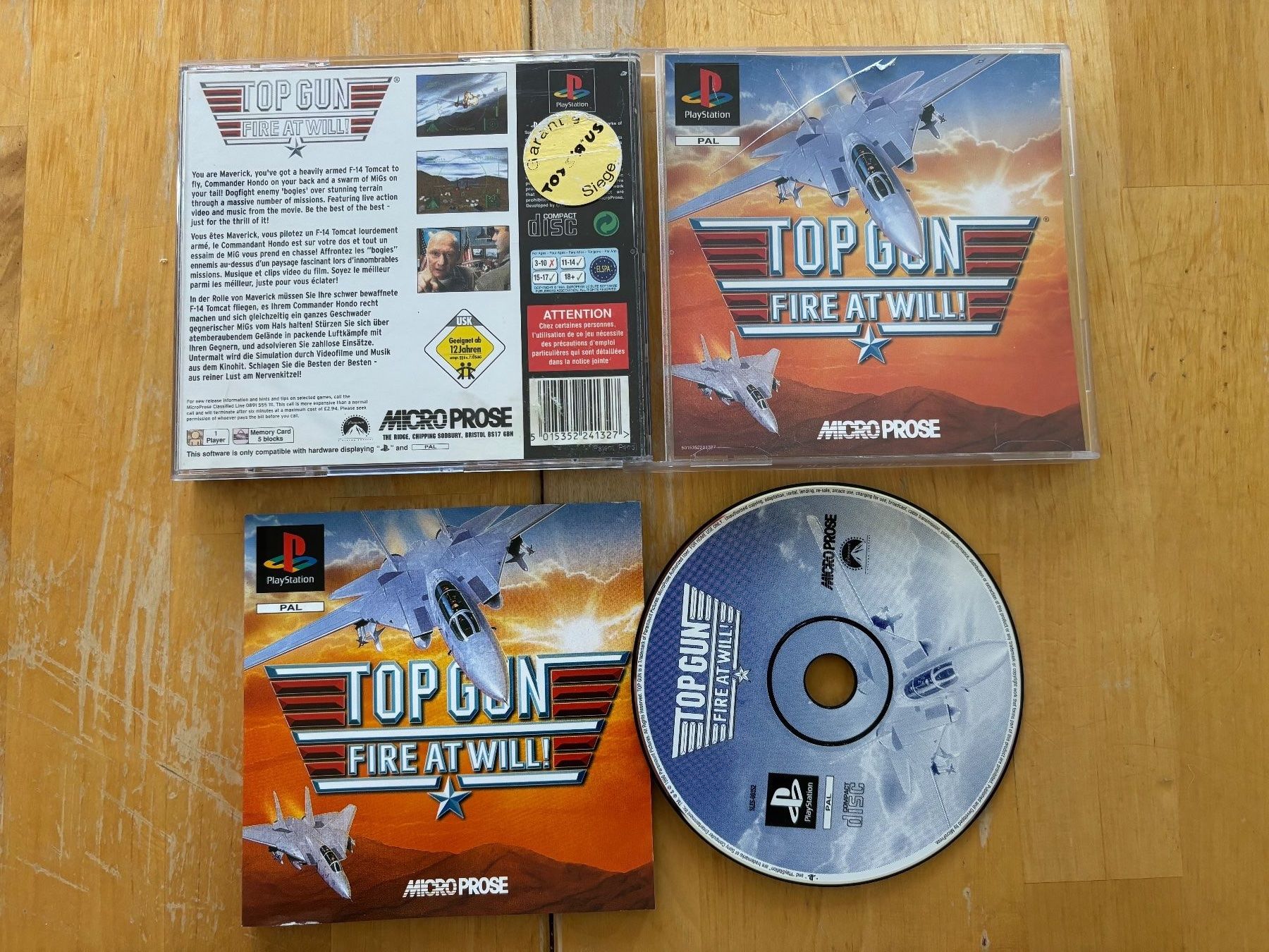 Giochi: Top Gun Fire al Will! (CIB) – Usato da Frenkendorf venduto da gelbeZinnie