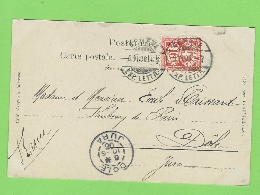 Cartoline postali: Genève, Les Mouettes – Usato da Zürich venduto da t24_de 1