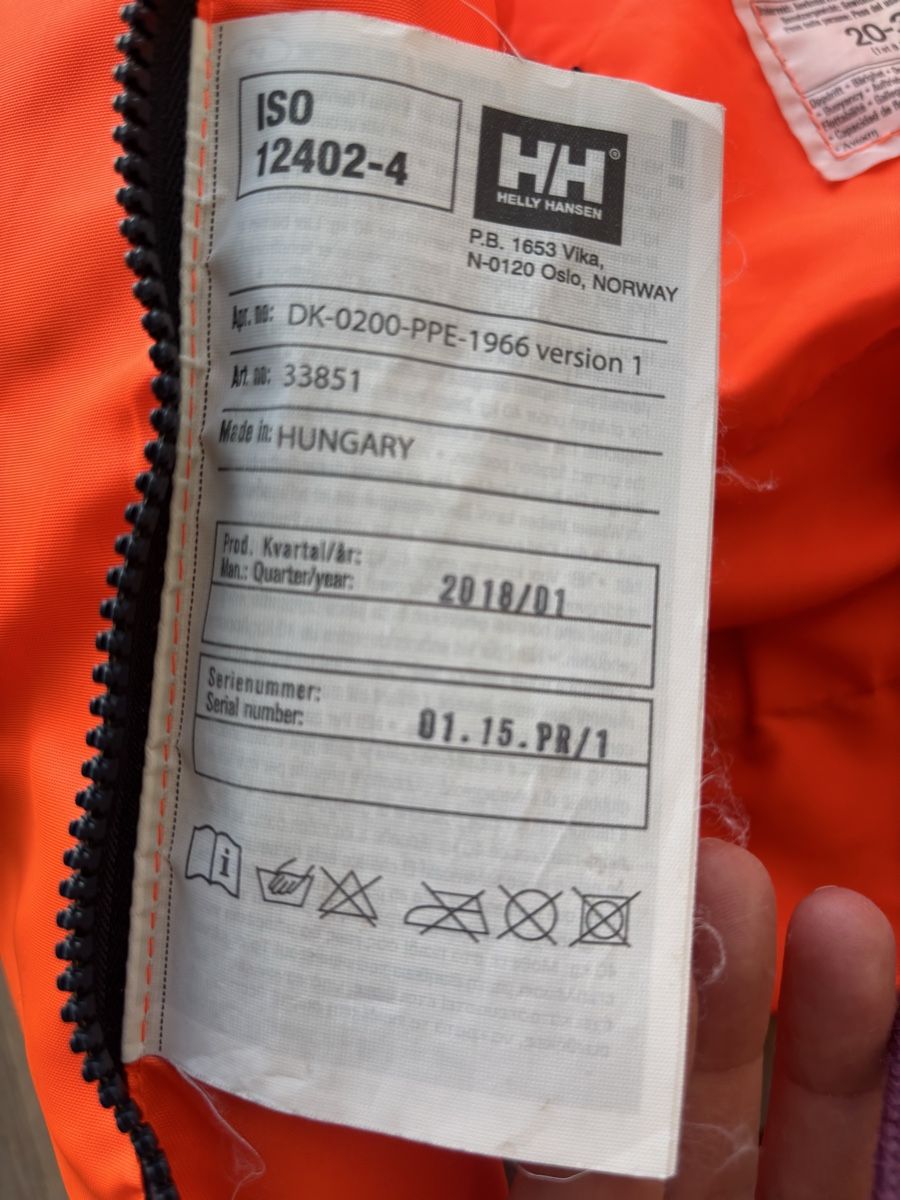 Helly Hansen Giubbotti di salvataggio: Schwimmweste Helly Hansen Kidsafe – Usato da Zürich venduto da safrei 1
