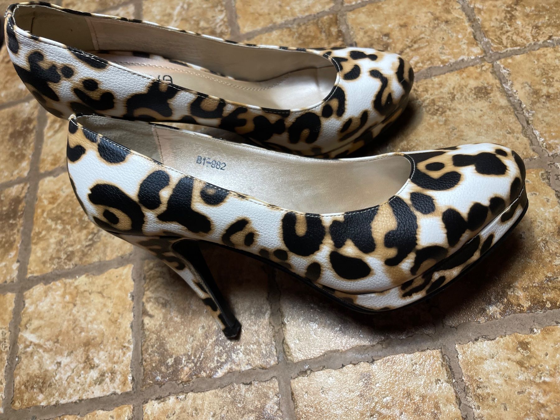 Scarpe da donna: Damen-High-Heels mit Leopardenmuster 38 – Nuovo (secondo la descrizione) da Gordevio venduto da LanaZimm 8