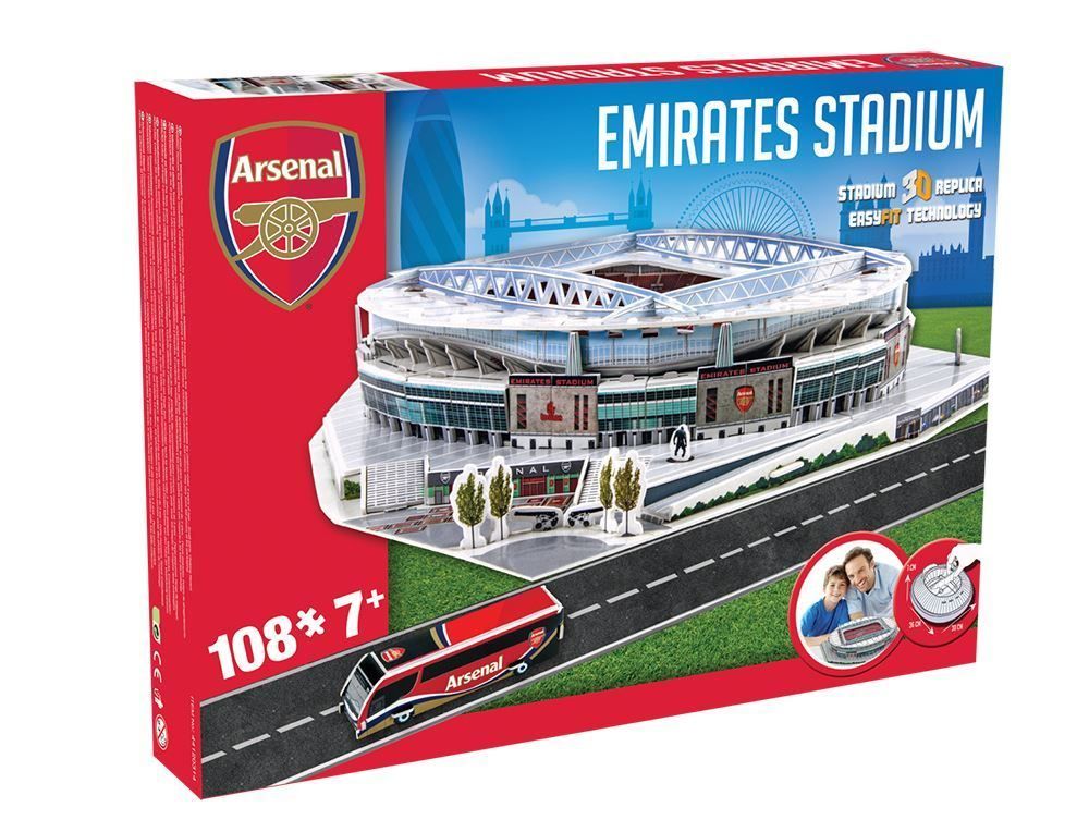 Puzzles: Arsenal FC Stadion 3D Puzzle – Neu und originalverpackt aus Wil SG von Football-Legends 1