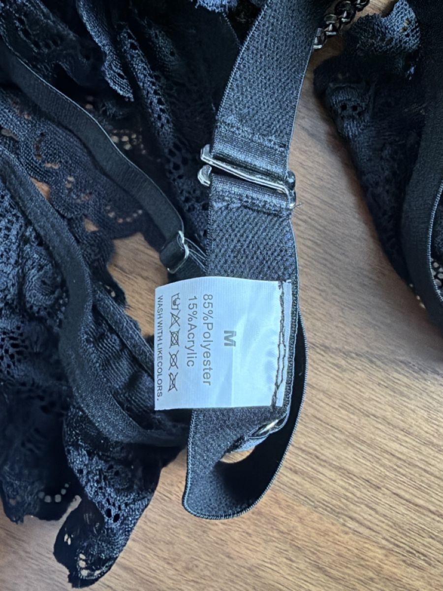 Altra biancheria intima: neu Schwarzes Spitzen-BH-Set Gr. M – Nuovo (secondo la descrizione) da Weggis venduto da Doris 2