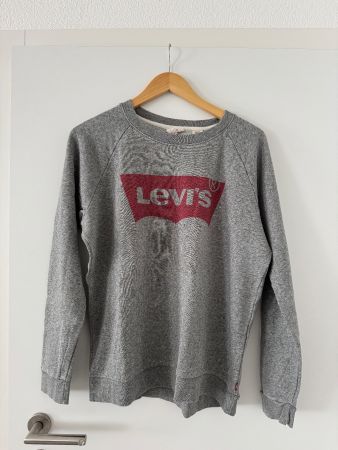 Sweat Levi's gris logo rouge