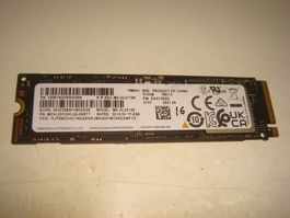 1 stück 512gb m.2 nvme ssd. Samsung. Details siehe Bildern.
