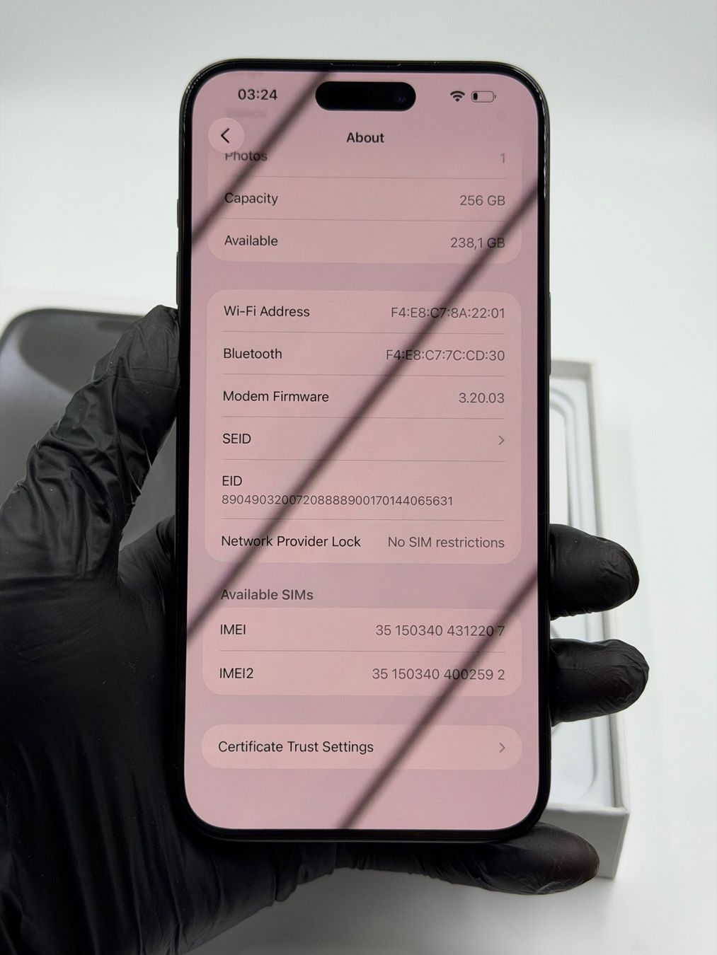 Apple Telefoni cellulari / Smartphones: IPhone 15Pro Max 256GB Weiss – Usato da Chur venduto da ReplaceHub 7