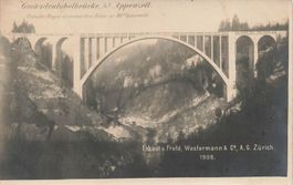 Gmündentobelbrücke (AI) Betonbogenbrücke von 1908 Eisenbahn