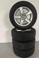 4 Alufelgen mit Winterreifen Audi orginal 17 zoll !