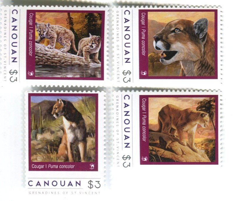 Alle Briefmarken: Briefmarken "Puma". St. Vincent – Neu und originalverpackt aus Basel von Butsch5