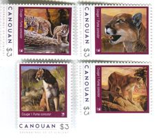 Briefmarken "Puma". St. Vincent