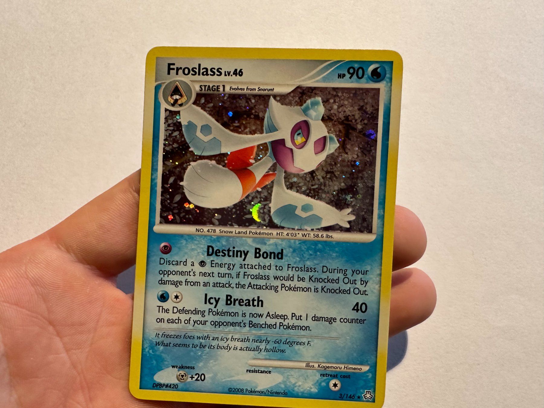 Pokémon Carte collezionabili: Froslass holo D&P Legends Awakened EN – Usato da Hagendorn venduto da Pokecollectorch 4