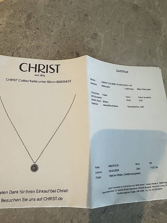 Altri gioielli: Weissgold-Set mit Diamanten  – Usato da Winterthur venduto da val_lx8d 2