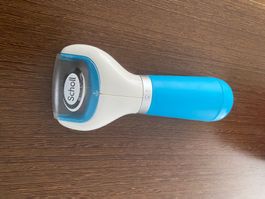 Scholl Hornhautentferner elektrisch weiss/blau guter Zustand