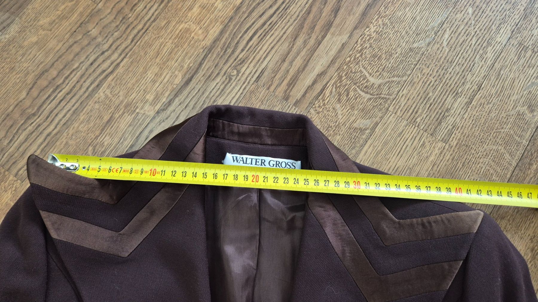 Giacche: Luxury vintage Walter Gross brown blazer – Usato da Zürich venduto da monadiederich 3
