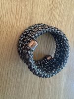 Wickelarmband Metall dunkel bronzefarben