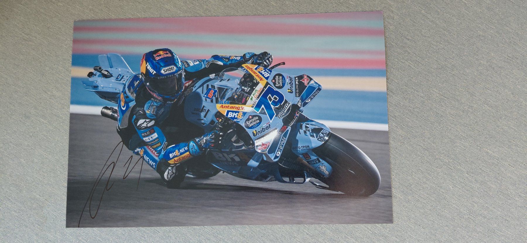 Autografi: Autogramm Alex  Marquez – Usato da Schmerikon venduto da Olympia04