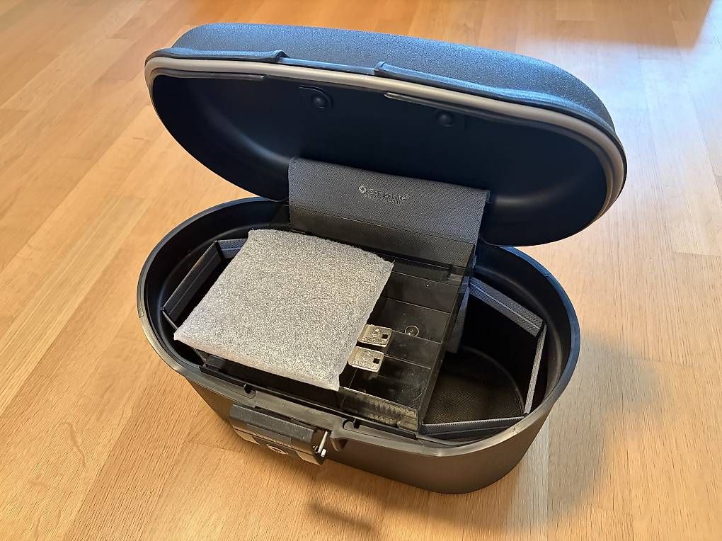 Valigie: Samsonite Vanity Case Rigide Noir NEUF + 2 Clés Origine – Nuovo e nell'imballaggio originale da Fribourg venduto da L.E.Krb 1