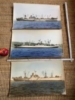 3 alte grosse Fotos USA Kriegschiff AKS 20