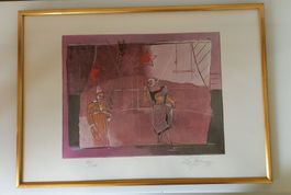 Wunderschöne Rolf Knie Litho, nummeriert, original signiert