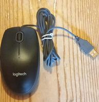  Maus logitech schwarz USB 