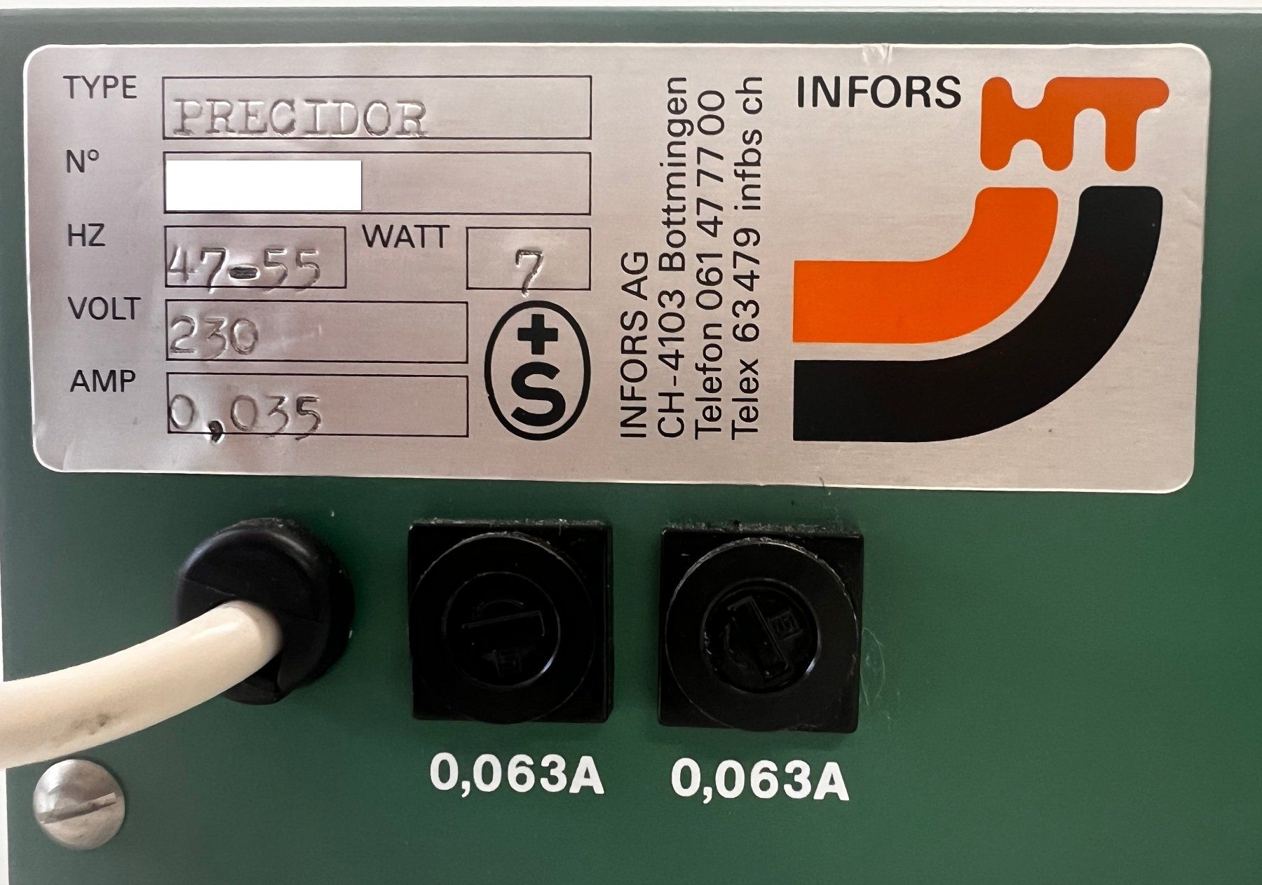 Altri prodotti elettronici: Spritzenpumpe Infors HF Precidor – Usato da Niederdorf venduto da LeptonAG_Labor 4