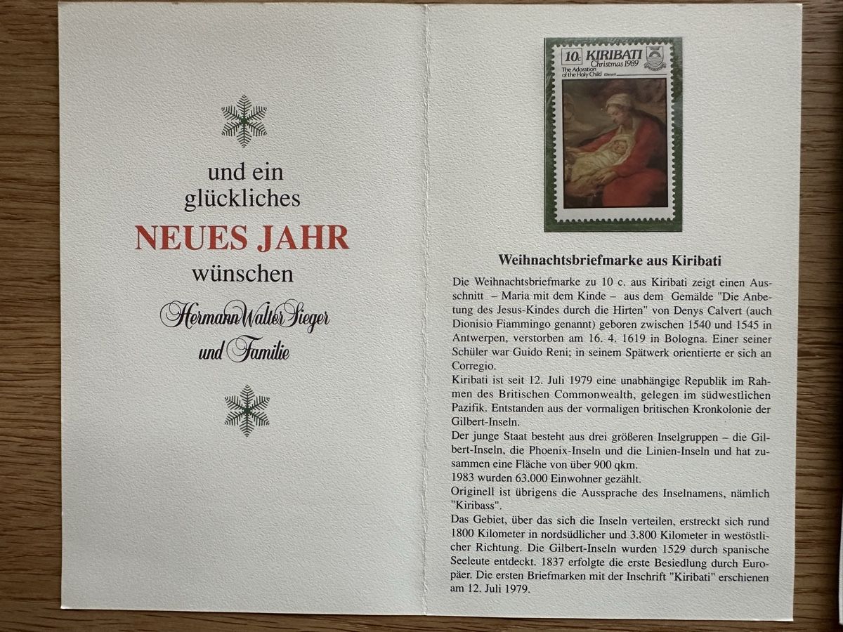 Alle Briefmarken: Weihnachtskarten - 4 liebevoll gestaltete Weihnachtskarten m – Gebraucht aus Schmitten / FR von Samsara169 5