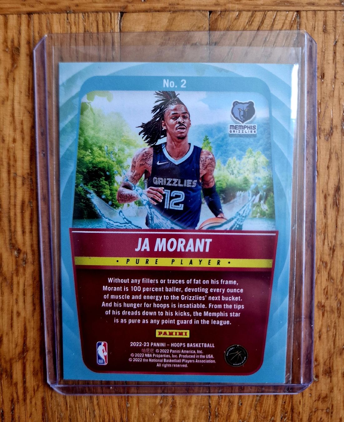 Carte de basketball Ja Morant - Hoops Pure Players (Neuf (Voir ...