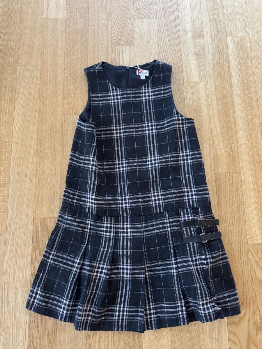 Vestiti & Gonne: Designer Jacardi Kleid, Gr. 10A, Kariert – Usato da Staufen venduto da MARINTSUM