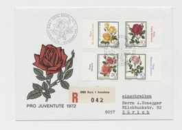 Pro Juventute 2 Charge und 2 FDC 1969-77