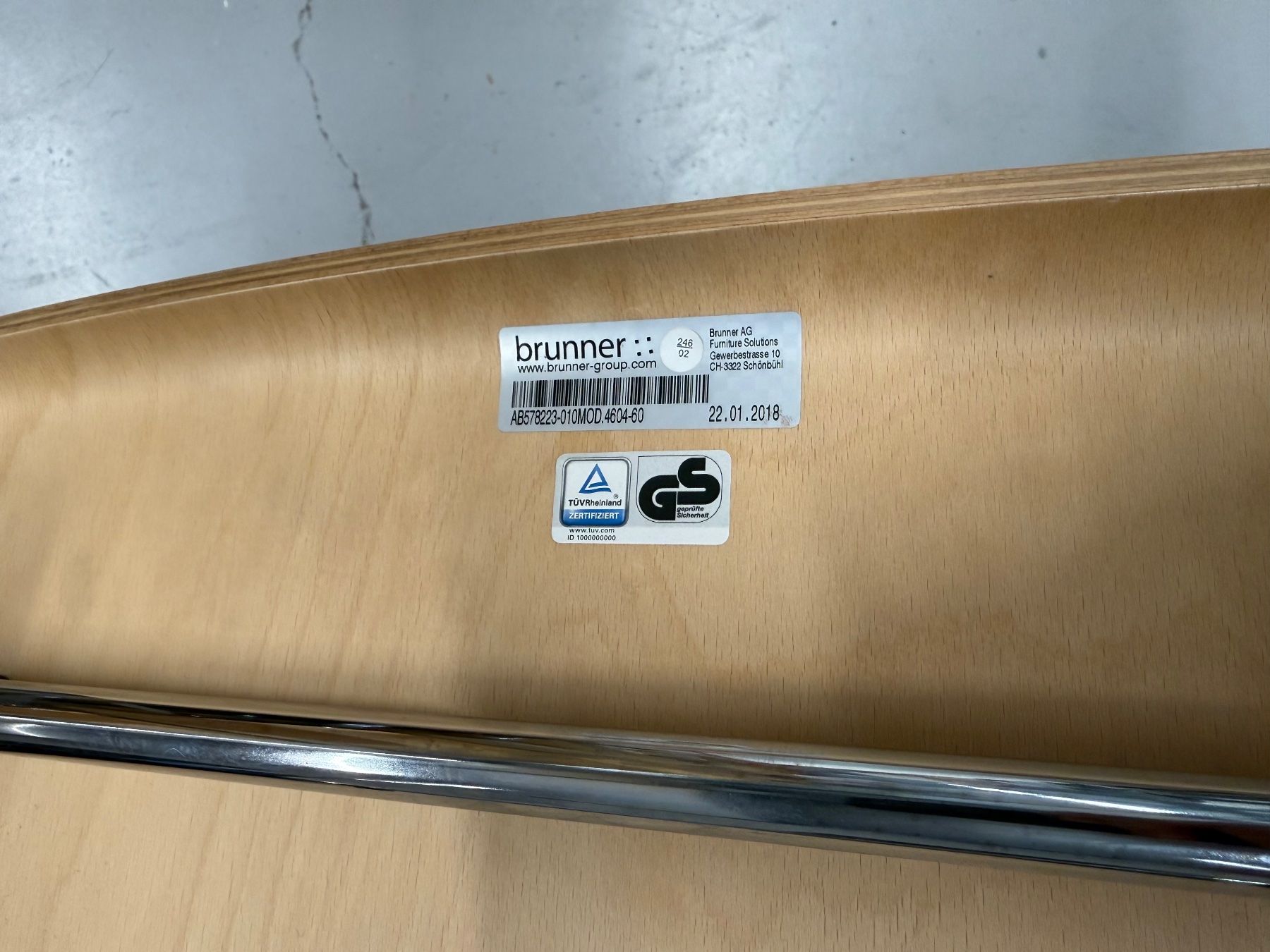 Sedie: BRUNNER Stuhl, Stapelstuhl – Usato da Herisau venduto da RIC0123 3