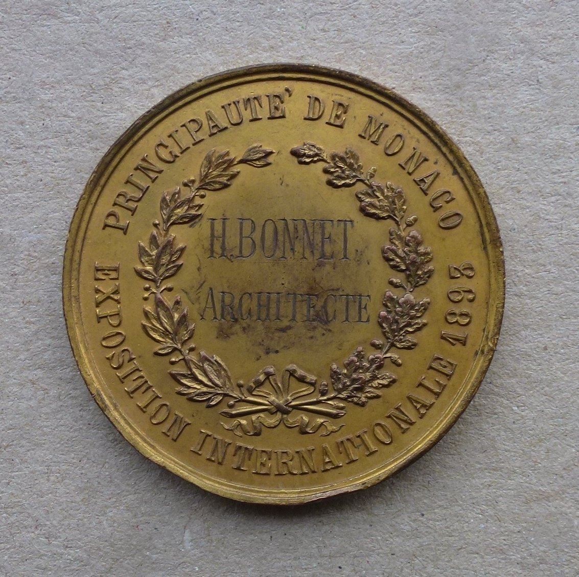 Medaillen: Medaille, Monaco EXPO 1893 – Gebraucht aus Walkringen von Casablanca777 1