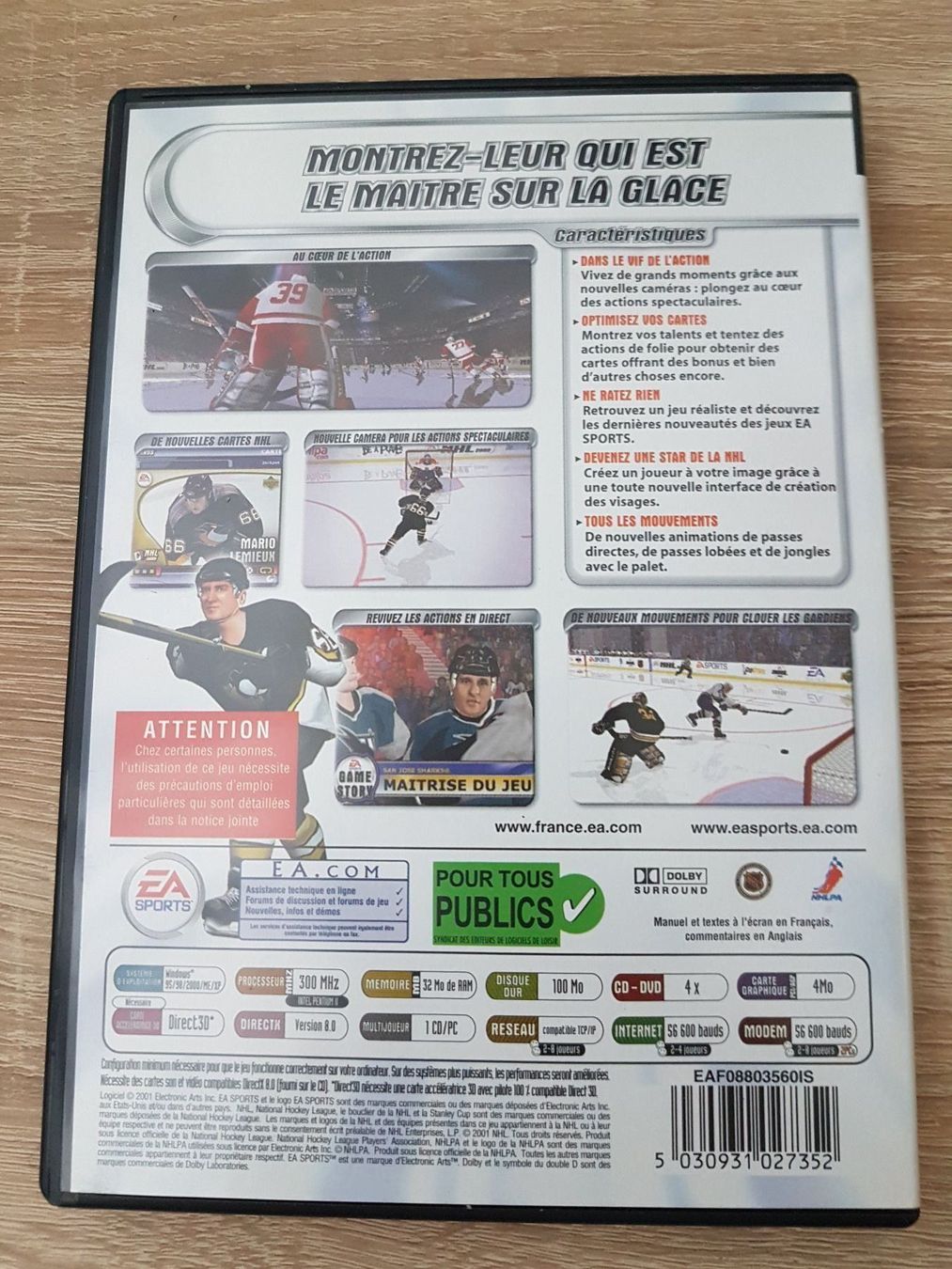 Giochi: NHL 2002 - PC – Usato da Carouge GE venduto da Franllo 1