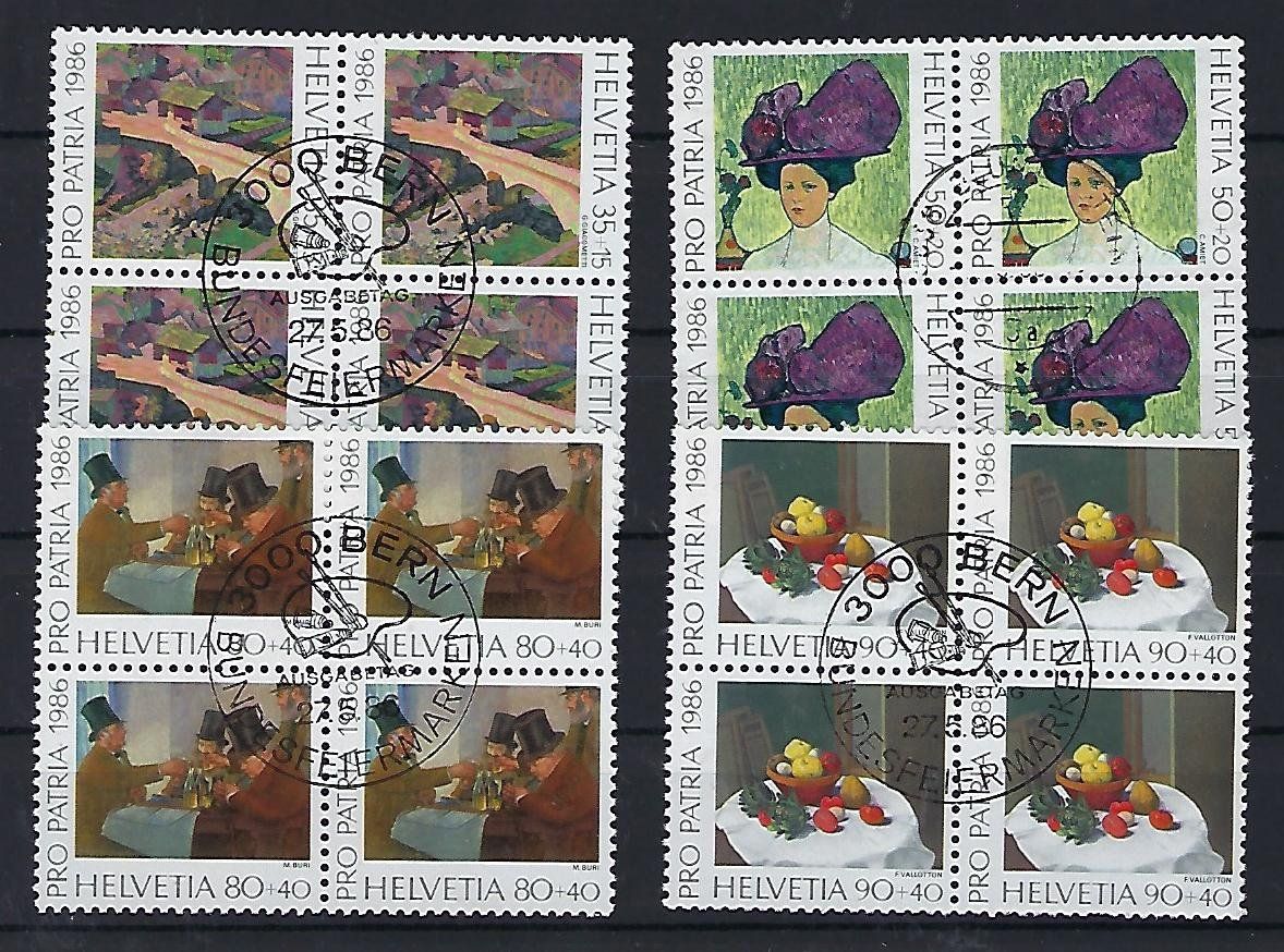 Tutti i francobolli: 1986  Pro Patria Viererblocks 14952 – Usato da Lunden venduto da Animus999