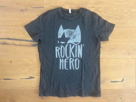 Kindershirt BENETTON grau mit Print 140