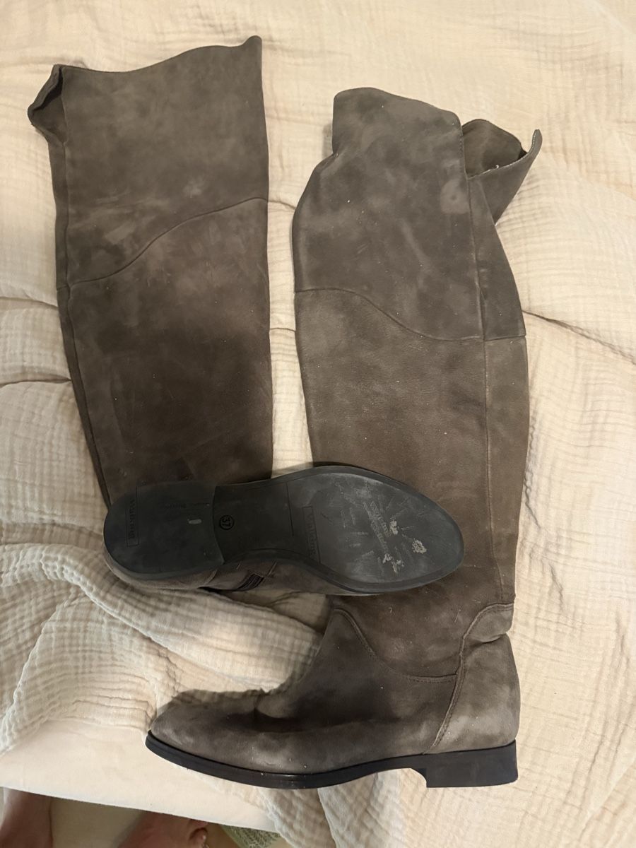 Scarpe da donna: graue Overknees Gr.37 – Usato da kollbrunn venduto da veronic.h 1