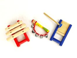 Pintoy Kinder-Musikinstrumente Set aus Holz